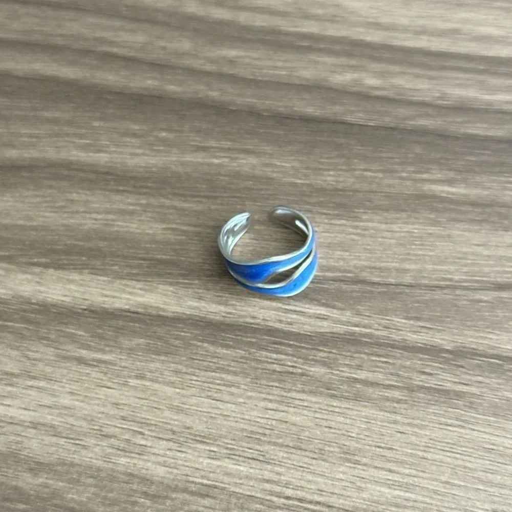 Blue wave Ring Q973